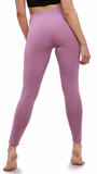 Crossover Leggings with Stash Pocket - Orchid